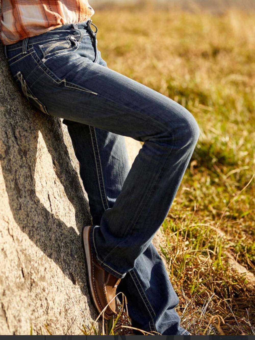 Ariat Real Women's Mid Rise Stretch Ivy Stackable Straight Leg Jeans - Dresden - Picture 3 of 16